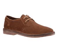 Hush Puppies Scout Suede Men's Tan Lace-Up Shoes New
