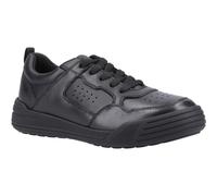 Hush Puppies Shane Leather Junior Black Lace-Up Shoes UK 13