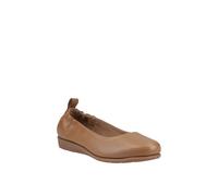 Hush Puppies Skylar Ballerina In Tan Tan