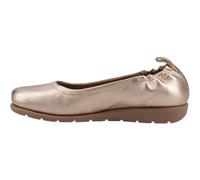 Hush Puppies Skylar Leather Women's Gold Flats - UK 3