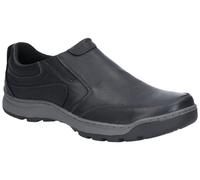 Hush Puppies Slip On Mens Shoes Jasper Slip On Trainer Black
