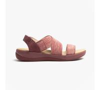 Hush Puppies Sophia Womens Fabric Slip-On Comfort Casual Red Sandals