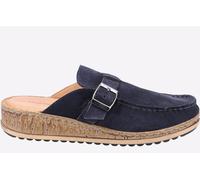 Hush Puppies Sorcha Mule MEMORY FOAM Sandal Womens - Navy Leather - Size UK 7