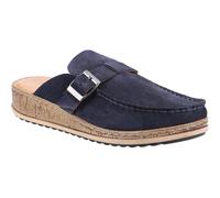 Hush Puppies Sorcha Mule Navy Leather Female Sandal Ladies Summer