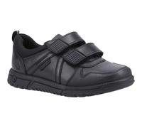 Hush Puppies Spencer Leather Junior Black Shoes UK 12