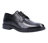 Hush Puppies Sterling Black Mens Smooth Leather Shoes