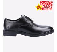 (Black, 6 (Adults')) Hush Puppies Sterling Leather Men's Black Lace-Up Shoes