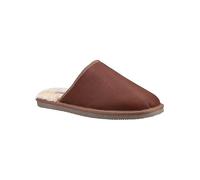 Hush Puppies Tan Coady Leather Slippers Tan