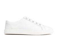Hush Puppies Tessa Leather Trainers Womens - White - Size UK 7