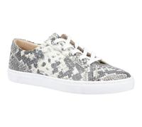 Hush Puppies TESSA Womens Leather Casual Trainers Python - UK 5