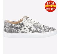 Hush Puppies TESSA Womens Leather Casual Trainers Python - UK 3