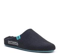 Hush Puppies The Good Polyester Men's Black Turquoise Slippers