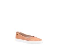 Hush Puppies 'tiffany' Smooth Leather Slip On Shoes In Tan Tan