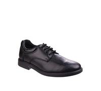 Hush Puppies Tim Lace Back To & School Shoe, Black, Size 3 Older Black