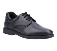 Hush Puppies Boys Tim Senior School Shoe in Black - Size 9 UK - Black