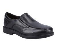 Hush Puppies Toby SNR Leather Boys's Black Loafers - UK 7.5 / EU 41.5 / US 8