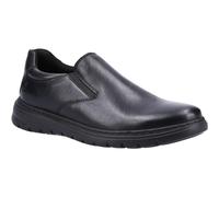 Hush Puppies Trent Mens - Black Mixed Material - Size UK 6