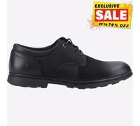 Hush Puppies Trevor MEMORY FOAM Mens Smart Casual Leather Derby Shoe Black