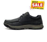 Hush Puppies Mens Tucker Lace Shoe - Navy Leather - Size 6 (UK Shoe)