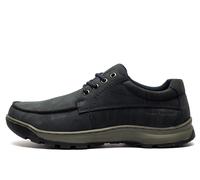 Hush Puppies Tucker Memory Foam Men's Shoes Men's Trainers, Size 8 In Navy Nubuck