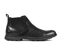 Hush Puppies Tyrone MEMORY FOAM Mens - Black Leather - Size UK 11