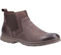 Hush Puppies Tyrone Leather MEMORY FOAM Mens - Brown - Size UK 11