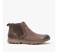 Hush Puppies Tyrone Leather MEMORY FOAM Mens - Brown - Size UK 10