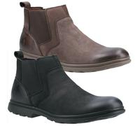 Hush Puppies Men's Tyrone Chelsea Boot, Black, 11 UK