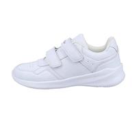 Hush Puppies Marling Easy Junior School Uniform Shoe, White, 1 UK Child