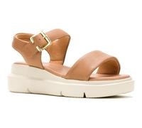 Hush Puppies Uplift Leather Womens Tan Sandals - Size UK 7
