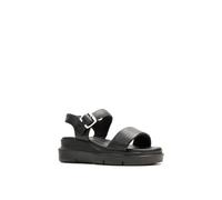 Hush Puppies Uplift Quarter Strap In Black Black