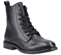 Hush Puppies Valentina Leather WoMens Black Boots - Size UK 3