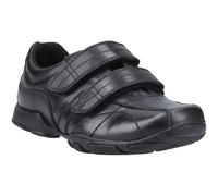 (Black, 10.5 (Adults')) Hush Puppies Vance Leather Boys's Black Loafers