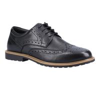 Hush Puppies Girls Verity Brogue School Uniform Shoe, Black, 6 UK