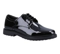 Hush Puppies Verity Shoe Girls Comfort Lace-Up Shoes School Shoes-Black