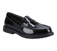 Hush Puppies Verity Shoe Womens Girls | School Shoes | Patent Black | UK Size 3