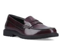 Hush Puppies Verity Slip On Leather Women's Plum Loafers
