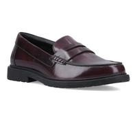 Hush Puppies Verity Slip On Leather Women's Plum Loafers - UK 7