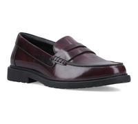 Hush Puppies Verity Slip On Leather Women's Plum Loafers