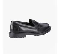 Hush Puppies Verity Slip ON Womens Leather Slip-On Casual Black Loafers