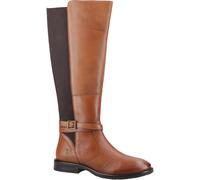 Hush Puppies Victoria Leather Womens Tan Boots - Size UK 4