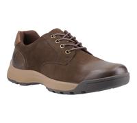 Hush Puppies Vinson Leather Mens Brown Lace-Up Shoes - Size UK 8