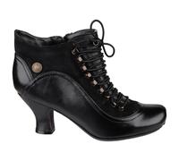 Hush Puppies Vivianna Womens Leather Dress Fashion Ankle Boots Black