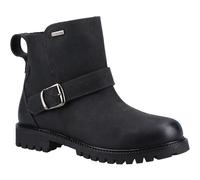 Hush Puppies Wakely Black Leather Female Ladies Ankle Boots