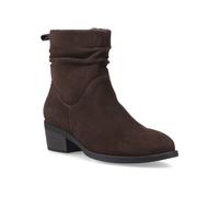 HUSH PUPPIES Water Resistant Ruched Iris Ankle Boots Brown 8