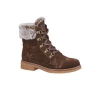 Hush Puppies Florence Wide Fit Boot Chocolate UK 4 Ladies Ankle Boots