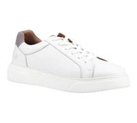 Hush Puppies Whelan Mens Trainers - White Leather - Size UK 7