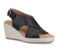 Hush Puppies Willow Back Strap Sandal In Black Black