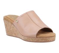 Hush Puppies Willow Leather Women's Cafe Creme Wedges - UK 5