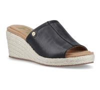 Hush Puppies Willow Rattan Slide In Black Black